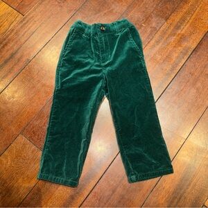 Gymboree Boy's Green Velvet Adjustable Waist Dress Pants - Size 18-24 Month